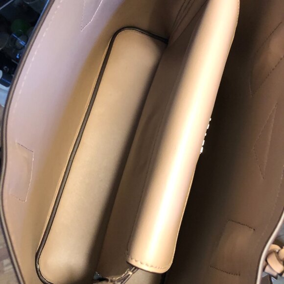 PRADA City Calfskin Braided Medium Double Bag Cammeo Beige - Picture 10 of 16